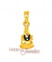 Click here to View - Gold Lord Balaji Pendant 
